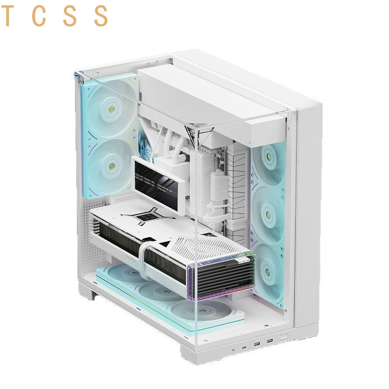 Pc Chassis - Caja de PC Blanca Panorámica de