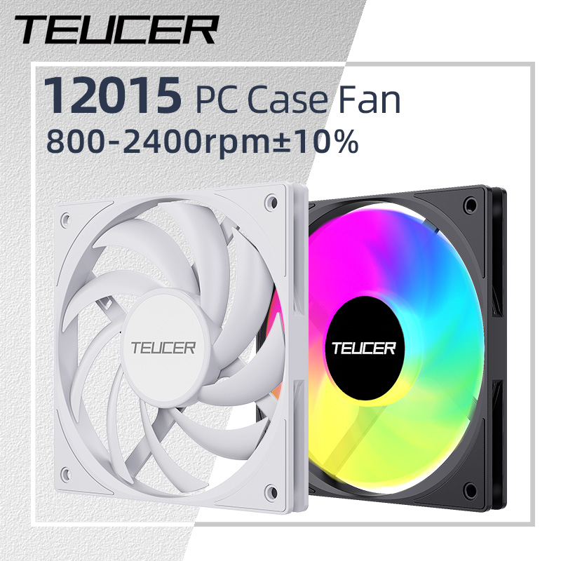 Pc Chassis - Teucer 120mm ventilador con cubierta de