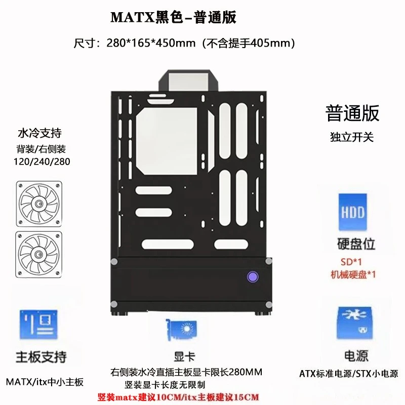 Chasis Abierto 240/360 Refrige - Pc Chassis reseña y precio