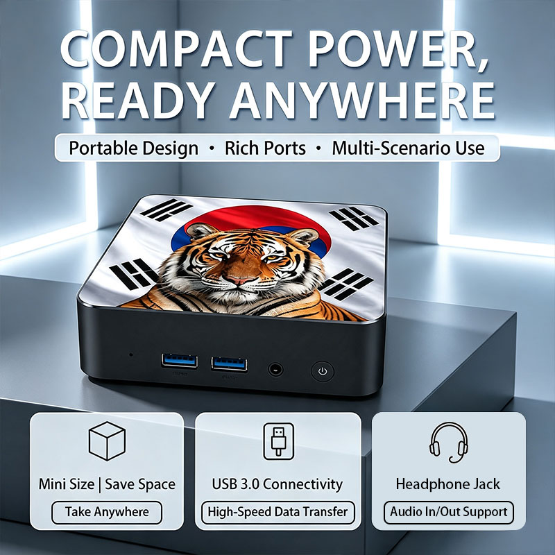 Mini PC ultrarrápido Intel Cor - Mini Pc Case reseña y precio