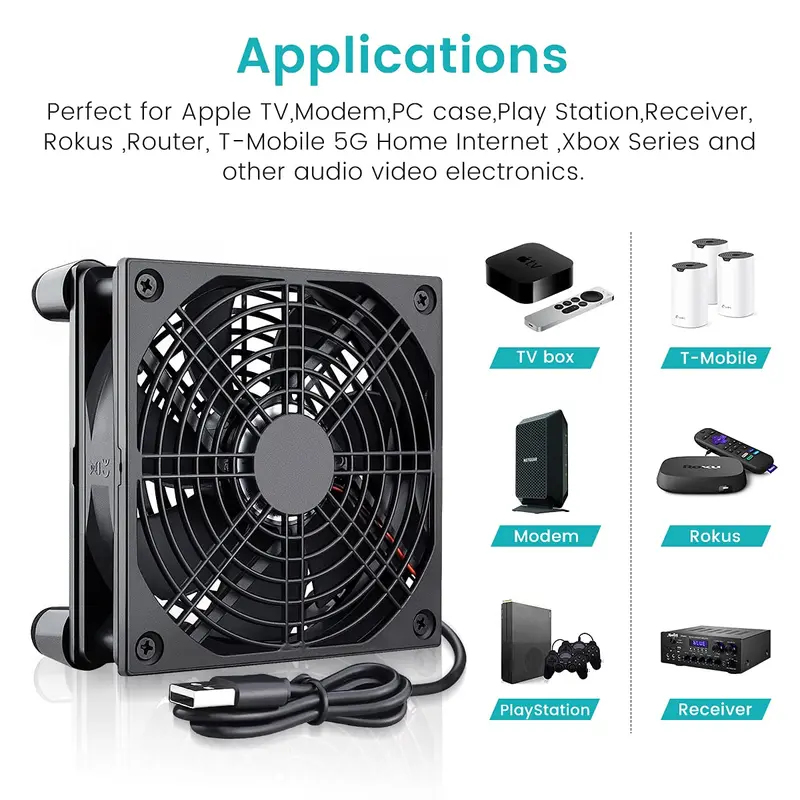 Ventilador USB para PC de 120  - Pc Chassis reseña y precio